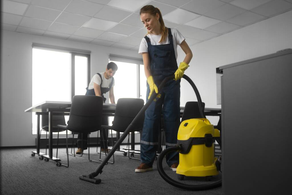 cleaning carpet